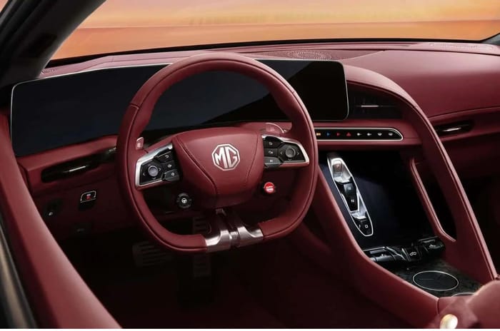 MG Cyberster electric sportscar India showcase on March 20